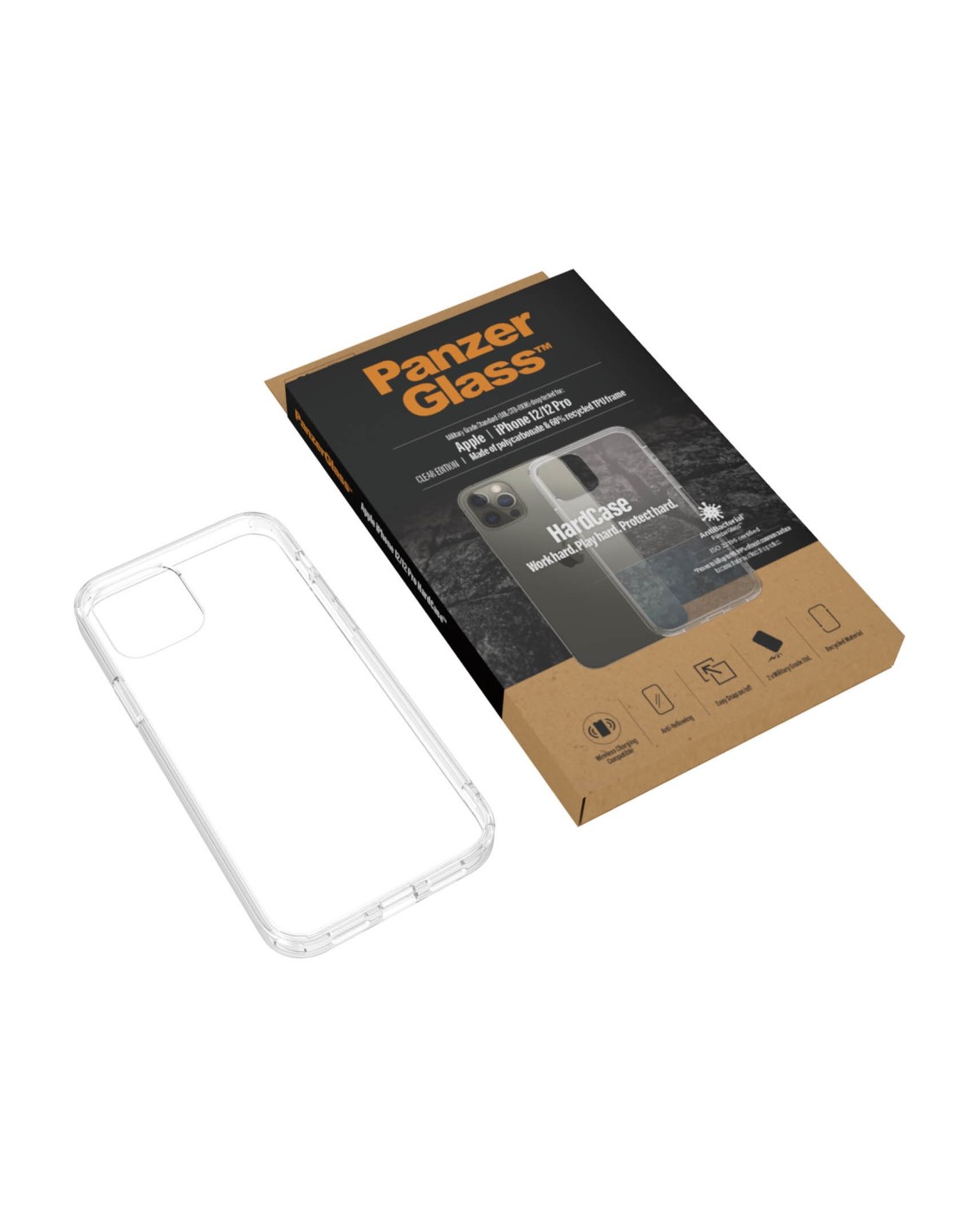 PanzerGlass Apple iPhone 12 12 Pro HardCase Clear