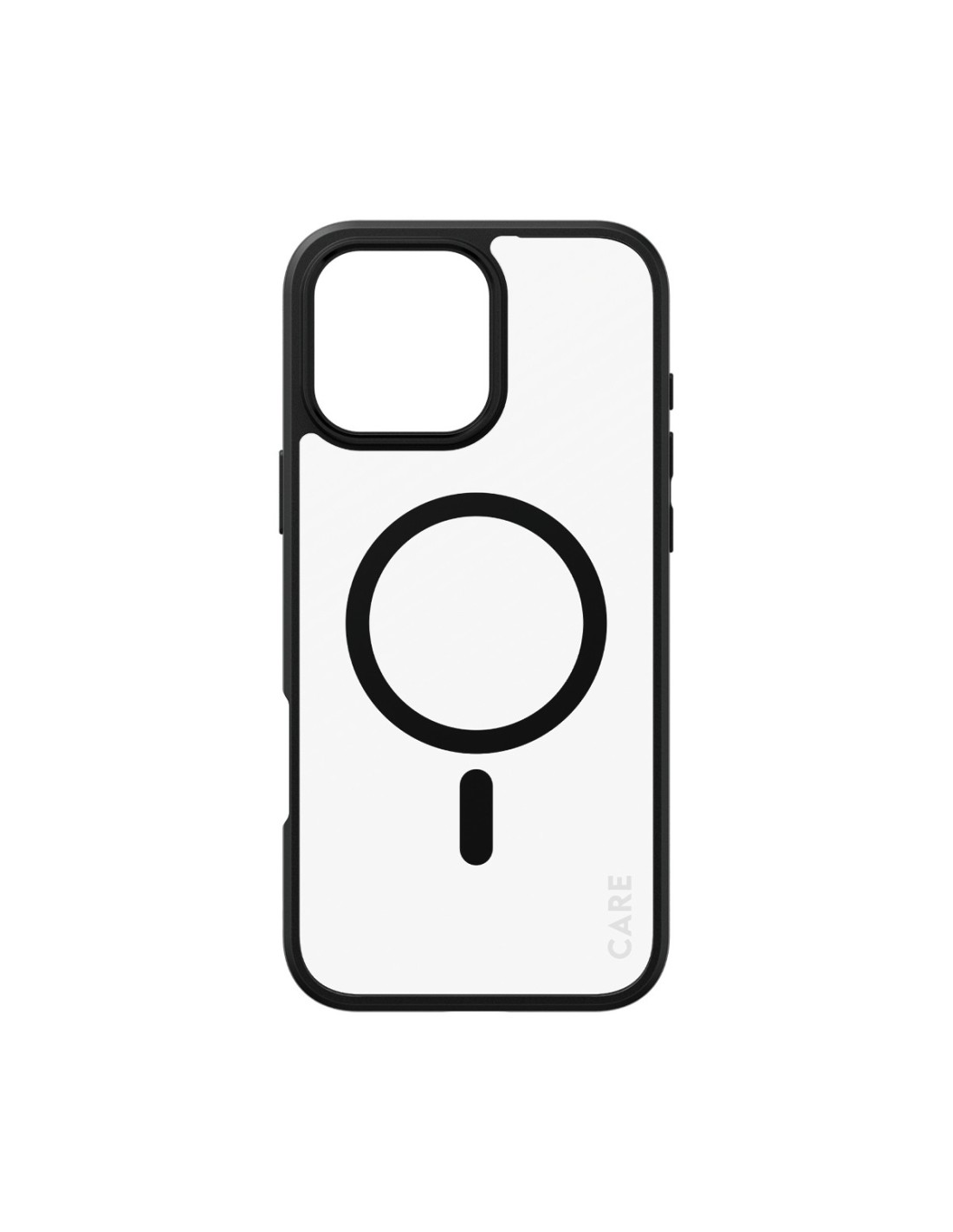 CARE by PanzerGlass Flagship Case Transparent Urban Combat w. Black Frame & MagSafe iPhone 16 Pro Max