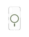CARE by PanzerGlass Flagship Case Transparent Urban Combat w. Green MagSafe iPhone 16