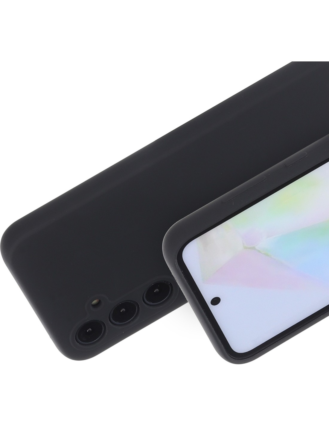 Mobiparts Silicone Cover Samsung Galaxy A35 Black
