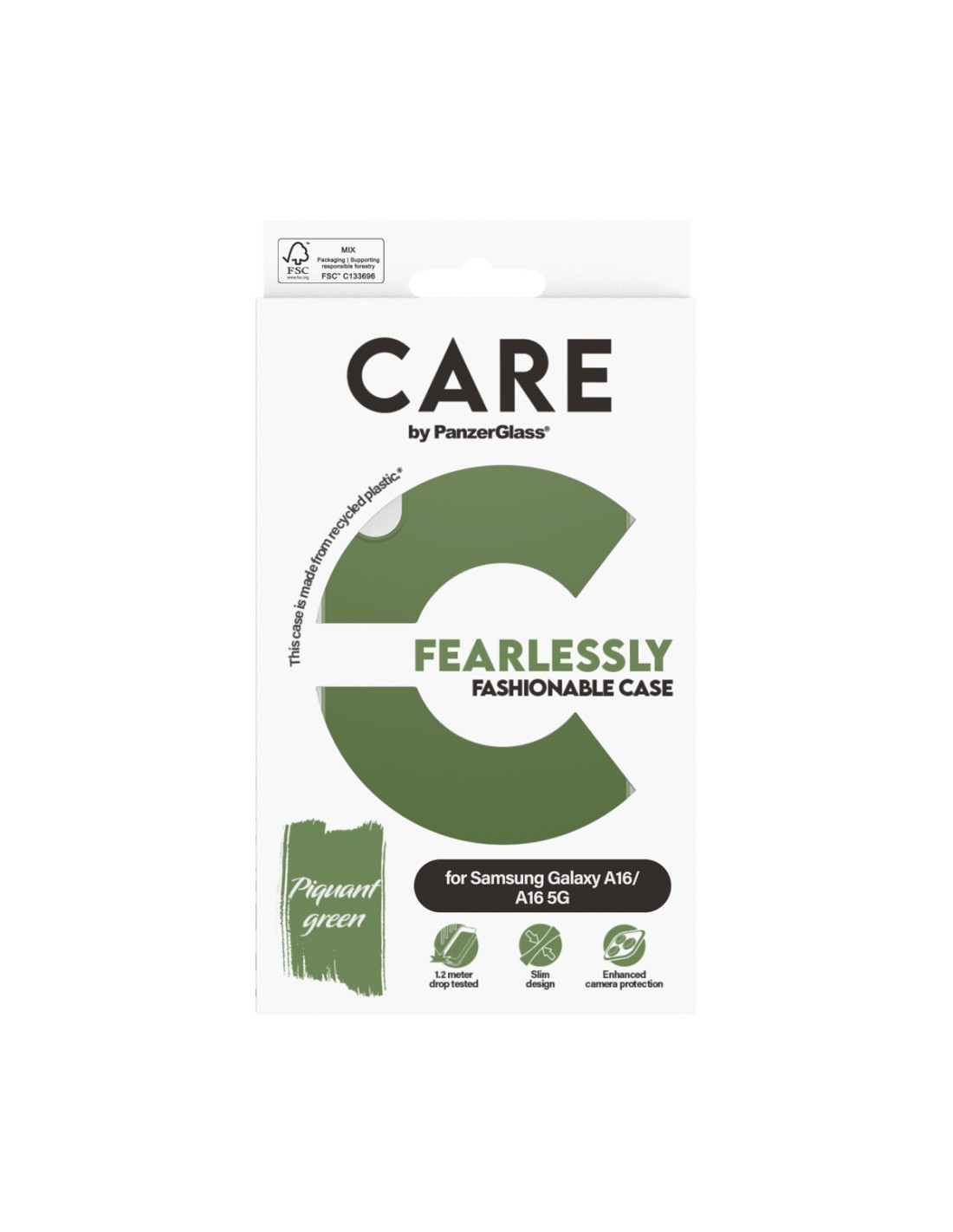 CARE by PanzerGlass Fashionable Case Green Samsung A16