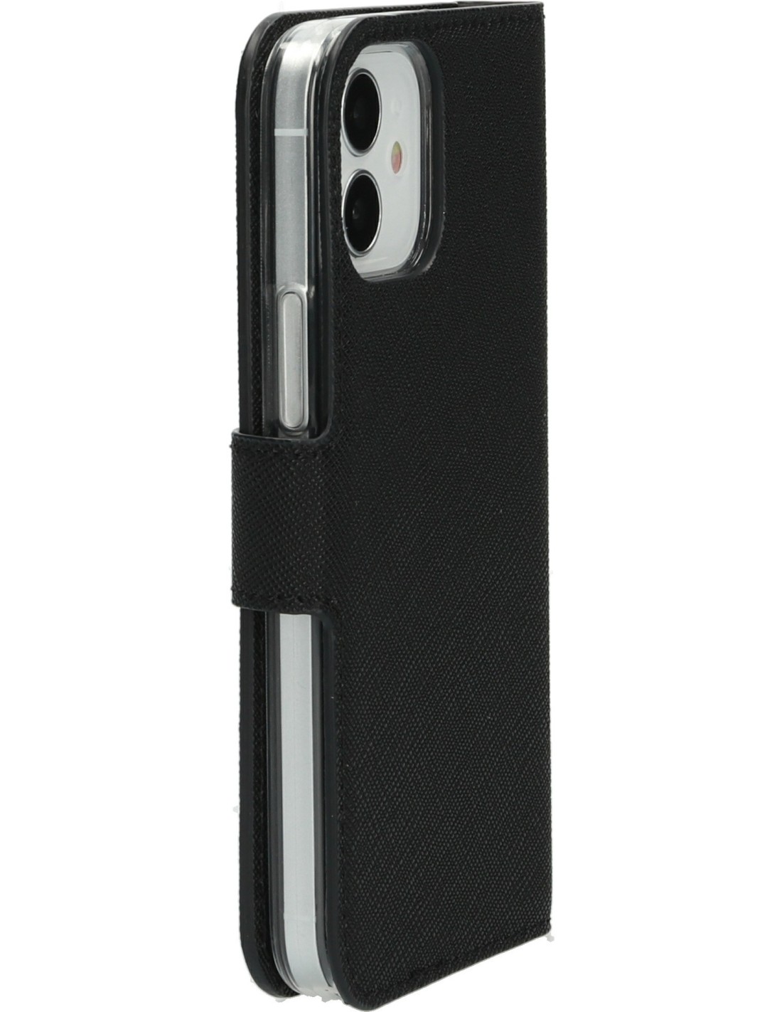 Mobiparts Saffiano Wallet Case Apple iPhone 12 Mini Black