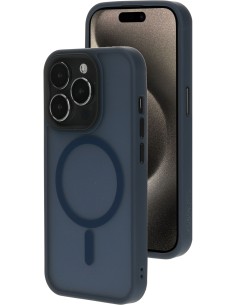 Mobiparts Hardcover Apple iPhone 15 Pro Satin Blue (Magsafe Compatible)