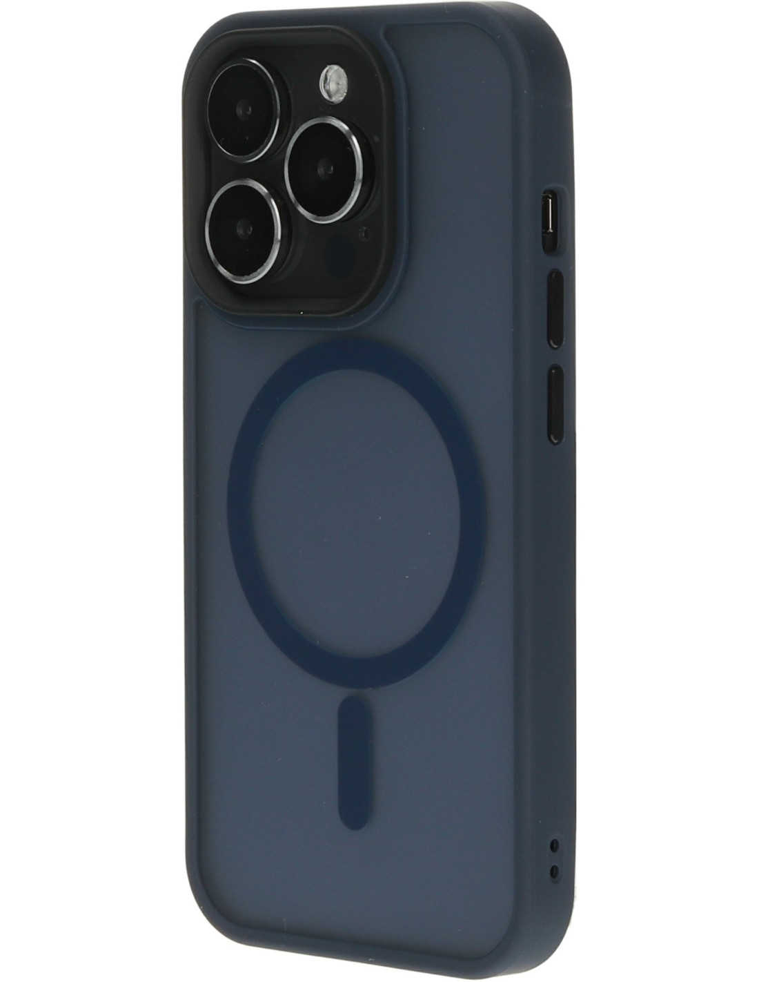 Mobiparts Hardcover Apple iPhone 15 Pro Satin Blue (Magsafe Compatible)