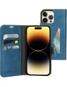 Mobiparts Classic Wallet Case Apple iPhone 14 Pro Max Steel Blue