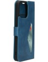 Mobiparts Classic Wallet Case Apple iPhone 14 Pro Max Steel Blue
