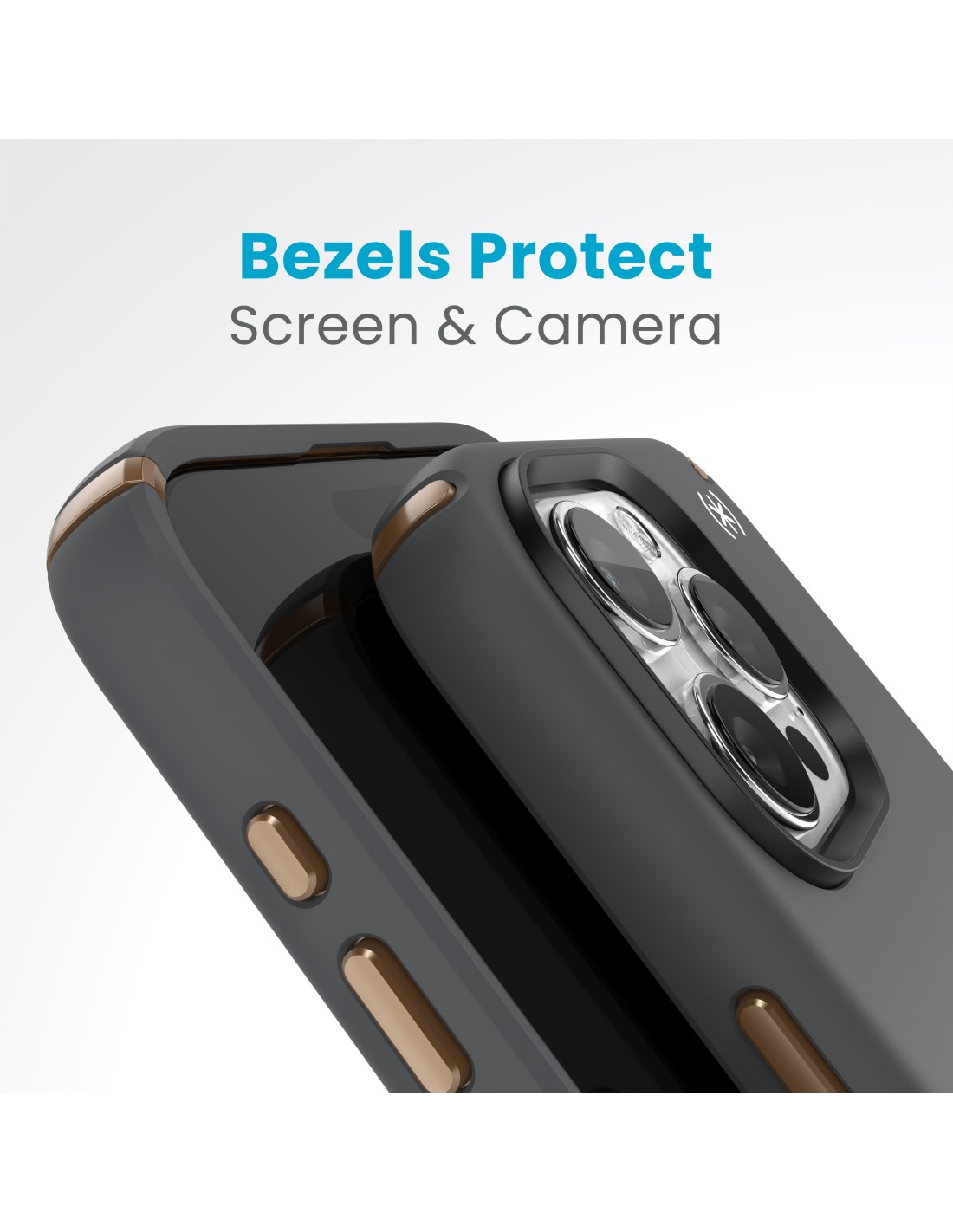 Speck Presidio2 Pro + MS Apple iPhone 15 Pro Max Charcoal Grey -  with Microban