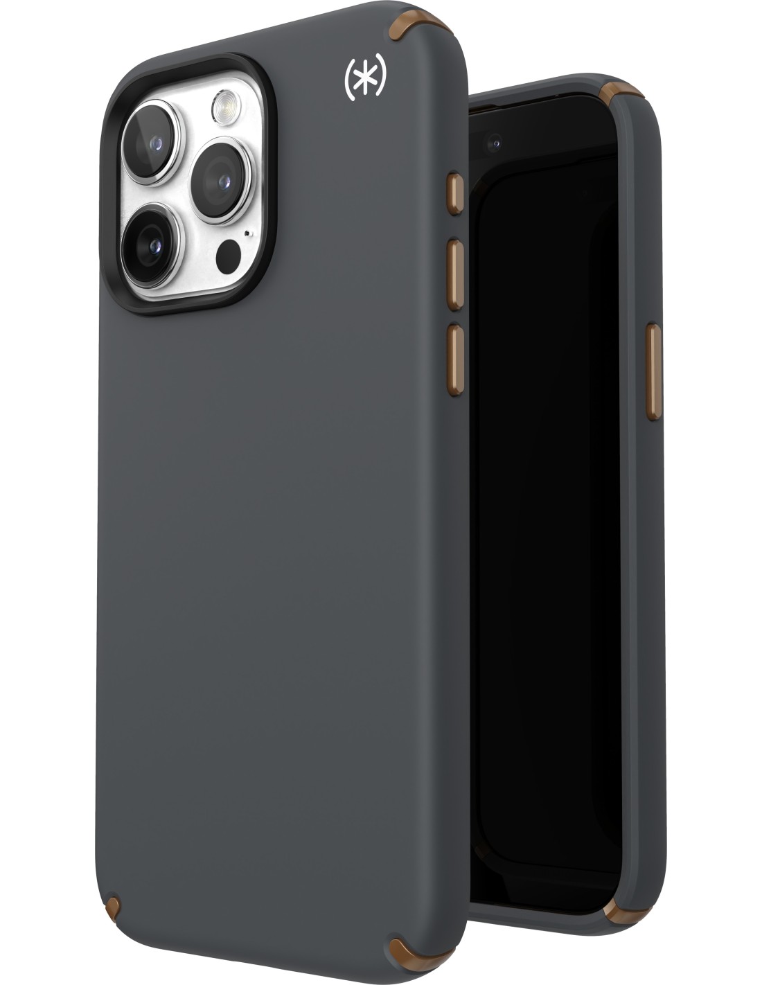 Speck Presidio2 Pro + MS Apple iPhone 15 Pro Max Charcoal Grey -  with Microban