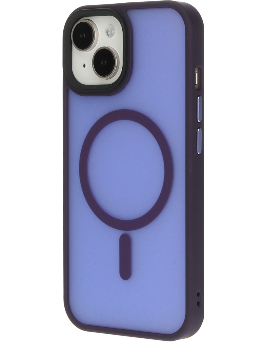 Mobiparts Hardcover Apple iPhone 15 Satin Purple (Magsafe Compatible)