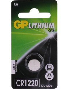 GP Lithium CR1220 Knoopcel Batterij (1-pack)