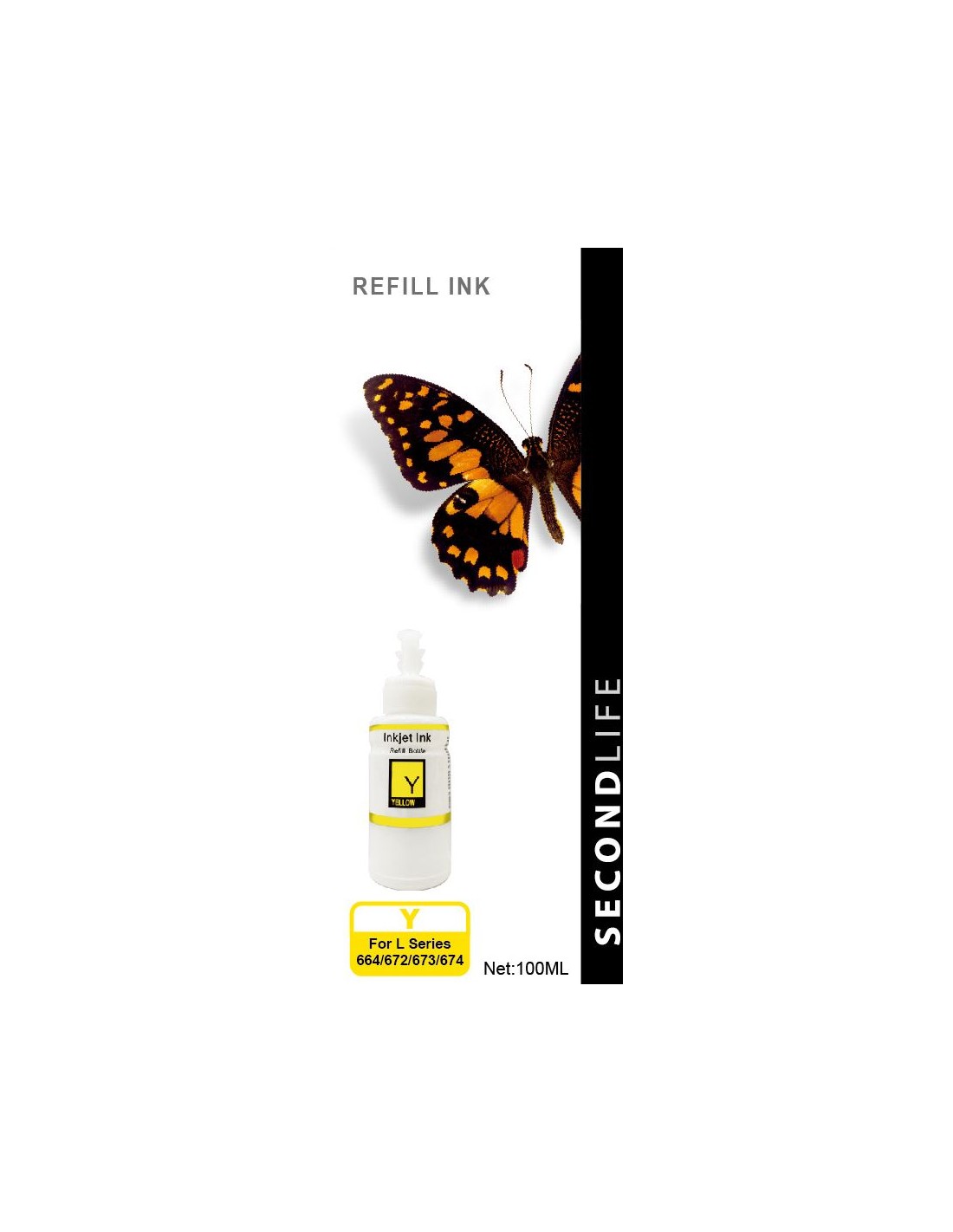 SecondLife - Epson T664440 (T664) Yellow