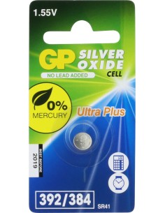 GP Horlogebatterij 392 (SR41W) High Drain (1-pack)