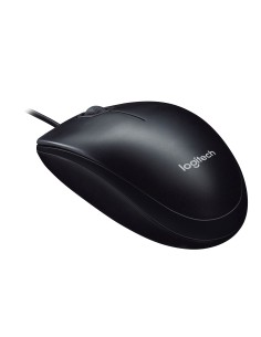 Logitech M90 | Ambidextrous Bedrade Muis | USB-A | 1000 DPI | Zwart