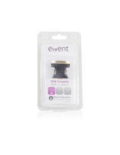 Ewent EW9851 kabeladapter verloopstukje VGA DVI-A Blauw