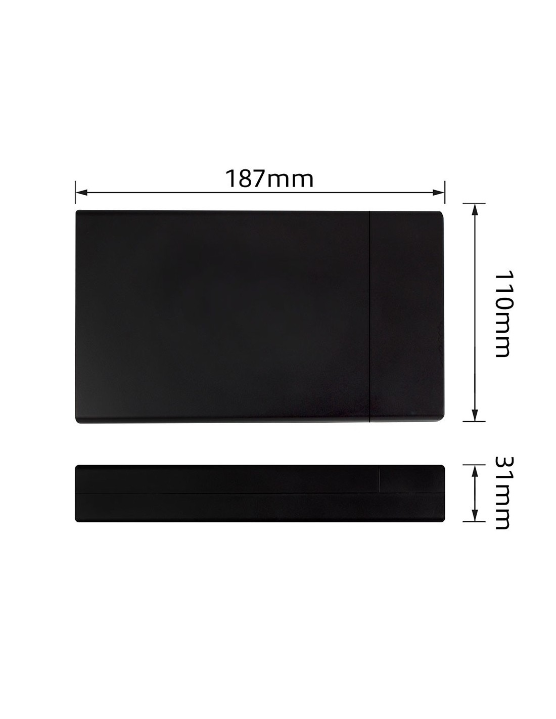 EWENT 3,5i SATA HDD screwless enclosure