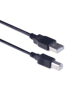 Ewent EW9620 USB-kabel 1,8 m USB 2.0 USB A USB B Zwart