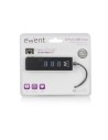 Ewent EW1140 interface hub USB 3.2 Gen 1 (3.1 Gen 1) Type-A 5000 Mbit s Zwart