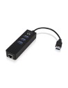 Ewent EW1140 interface hub USB 3.2 Gen 1 (3.1 Gen 1) Type-A 5000 Mbit s Zwart