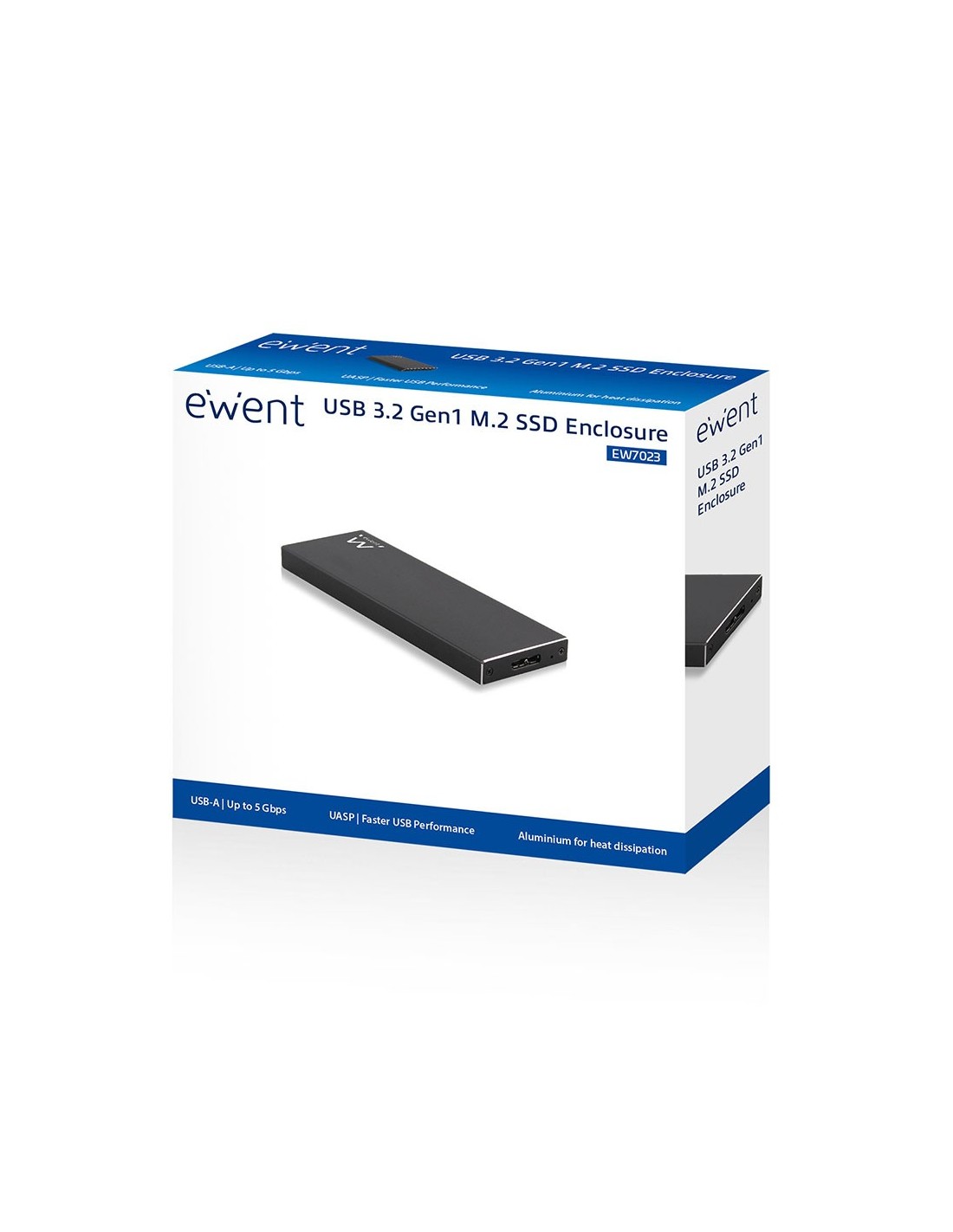 Ewent EW7023 behuizing voor opslagstations SDD-behuizing Zwart