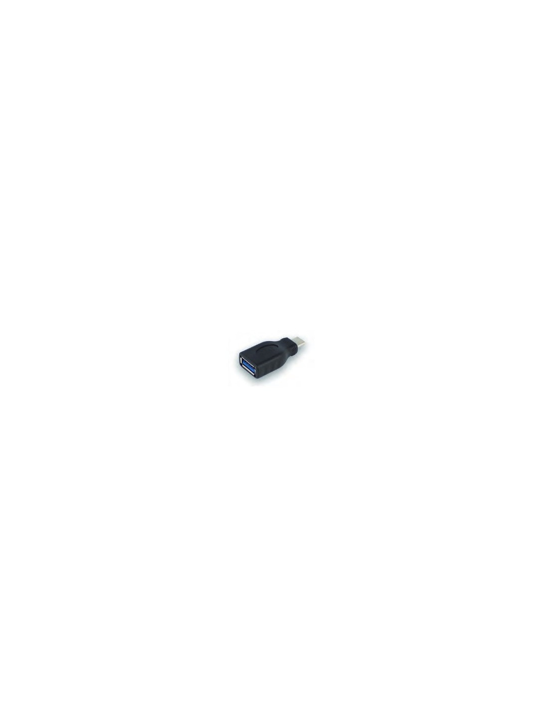Ewent EW9642 tussenstuk voor kabels USB Type-C USB Type-A Zwart