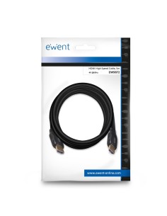 Ewent EW9872 HDMI kabel 5 m HDMI Type A (Standaard) Zwart