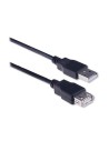 Ewent EW9622 USB-kabel 3 m USB 2.0 USB A Zwart