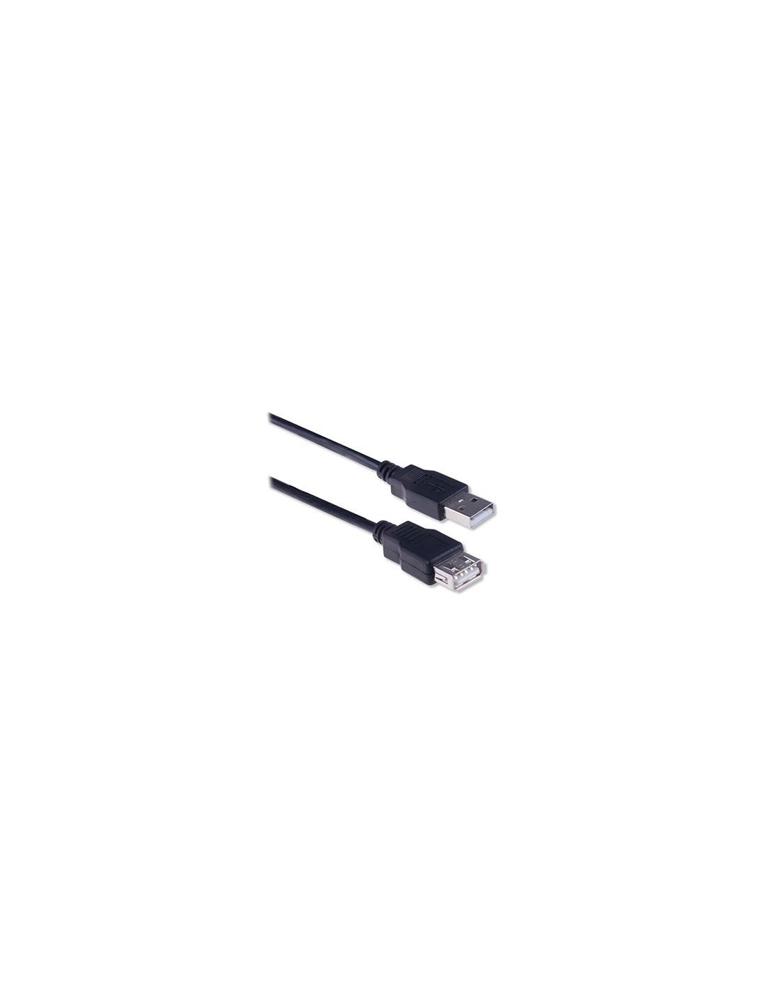 Ewent EW9622 USB-kabel 3 m USB 2.0 USB A Zwart