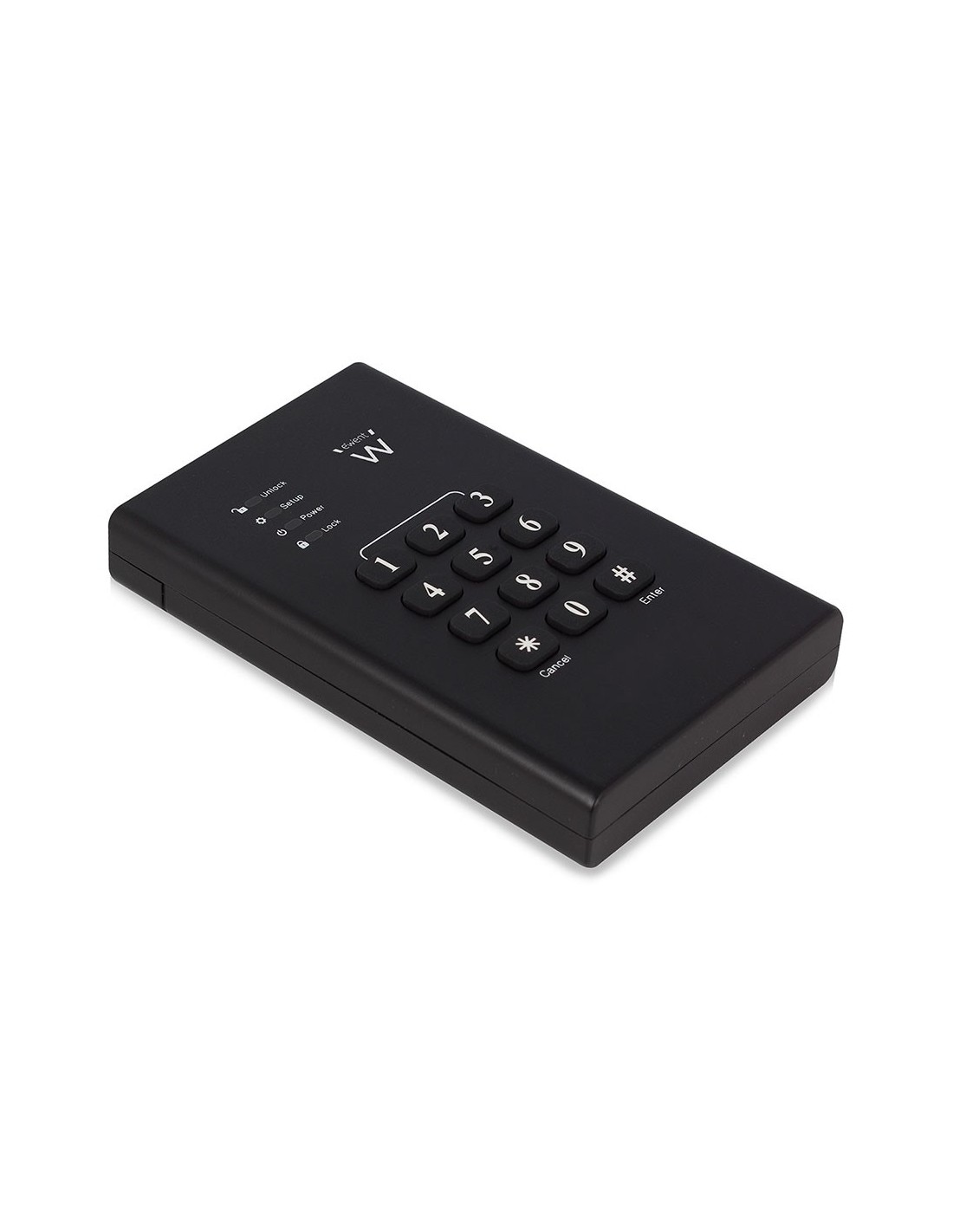 Ewent EW7040 behuizing voor opslagstations HDD- SSD-behuizing Zwart 2.5"