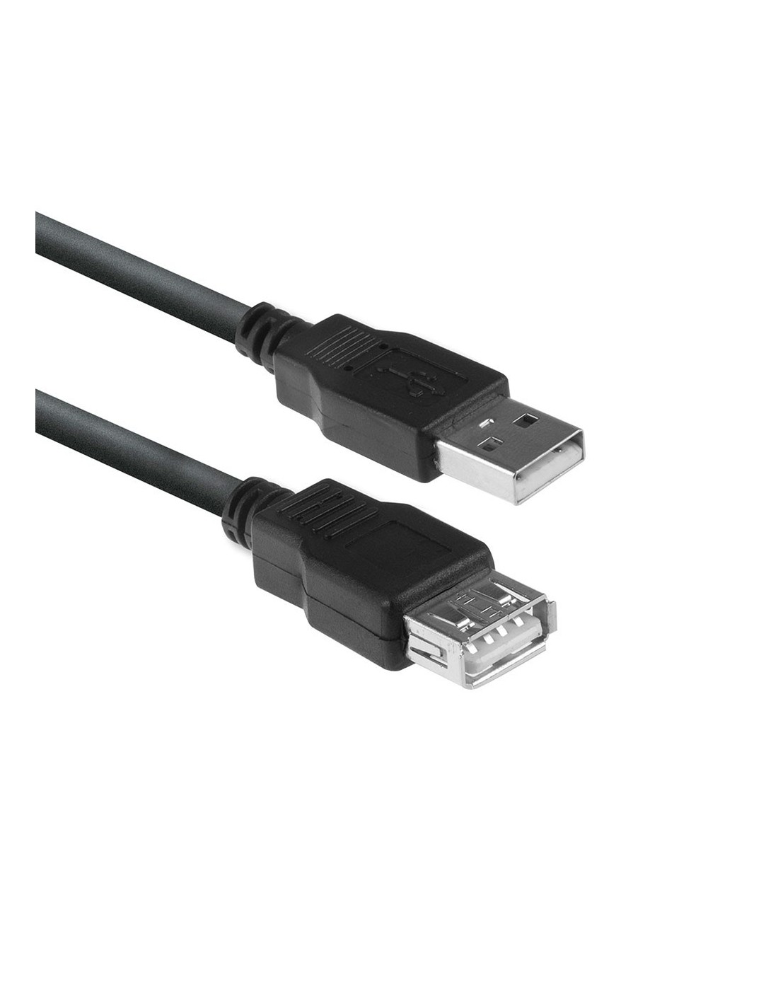 Ewent EW9624 USB-kabel 1,8 m USB 2.0 USB A Zwart