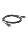 Ewent EW9624 USB-kabel 1,8 m USB 2.0 USB A Zwart