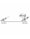 Ewent EW9623 USB-kabel 1,8 m USB 3.2 Gen 1 (3.1 Gen 1) USB A USB B Zwart