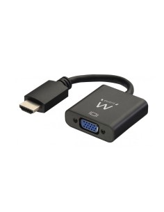 Ewent EW9864 video kabel adapter 0,2 m HDMI VGA, 3.5mm Zwart