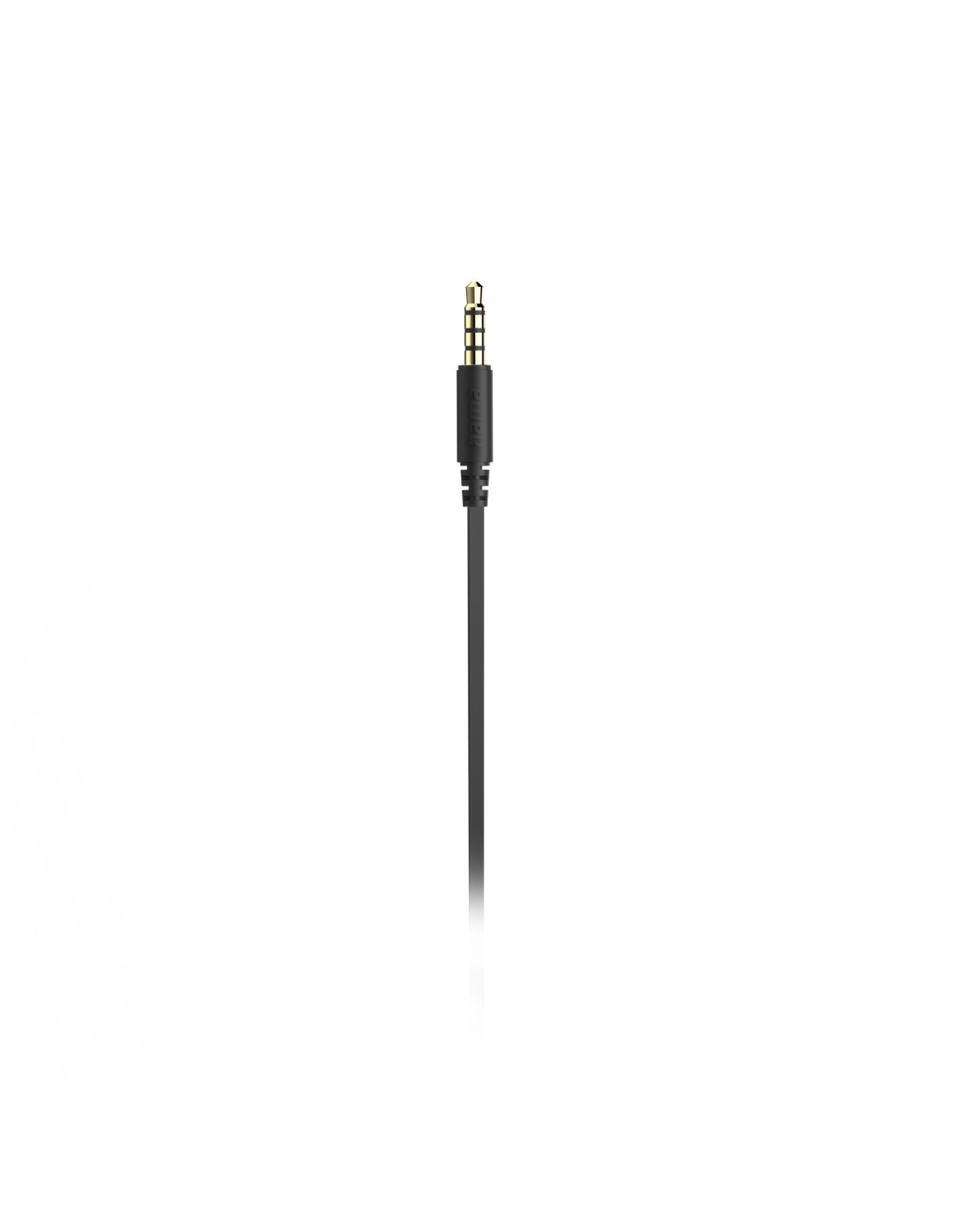Oordopjes Joy, in-ear, microfoon, platte kabel, zwart