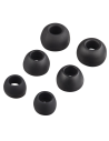 Oordopjes Joy, in-ear, microfoon, platte kabel, zwart