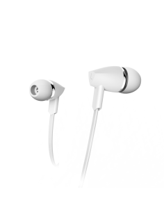 Oordopjes Joy, in-ear, microfoon, platte kabel, wit 2