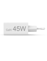 Hama Snellader, 1x USB-C PD, 1x USB-A QC, mini-oplader, 45 W, wit Adapter
