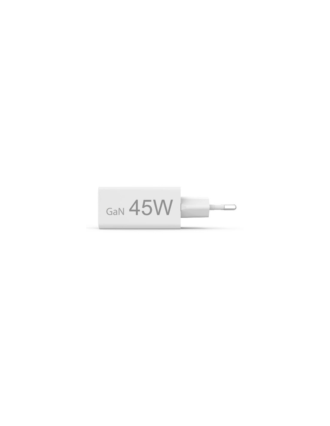 Hama Snellader, 1x USB-C PD, 1x USB-A QC, mini-oplader, 45 W, wit Adapter