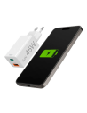 Hama Snellader, 1x USB-C PD, 1x USB-A QC, mini-oplader, 45 W, wit Adapter