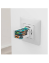 Hama Snellader, 1x USB-C PD, 1x USB-A QC, mini-oplader, 45 W, wit Adapter