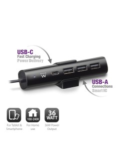 Ewent EW1317 oplader voor mobiele apparatuur Zwart Binnen 2