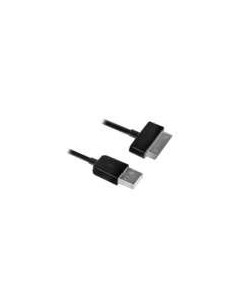 Ewent EW9907 mobiele telefoonkabel Zwart 1 m USB A Samsung 30-pin 2