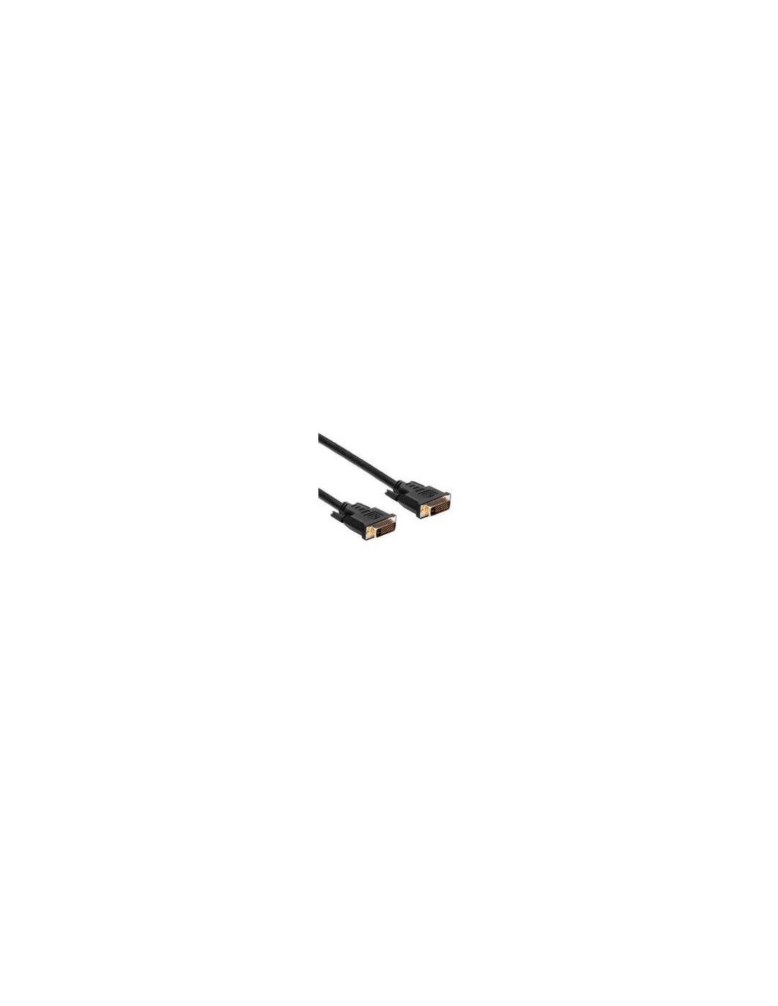 Ewent EW9835 DVI kabel 2 m DVI-D Zwart