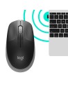 Logitech M190 | Ambidextrous Draadloze Muis | RF-Draadloos | 1000 DPI | Grijs