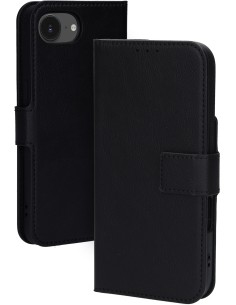 Mobiparts Classic Wallet Case Apple iPhone 16e Black (Magsafe Compatible)