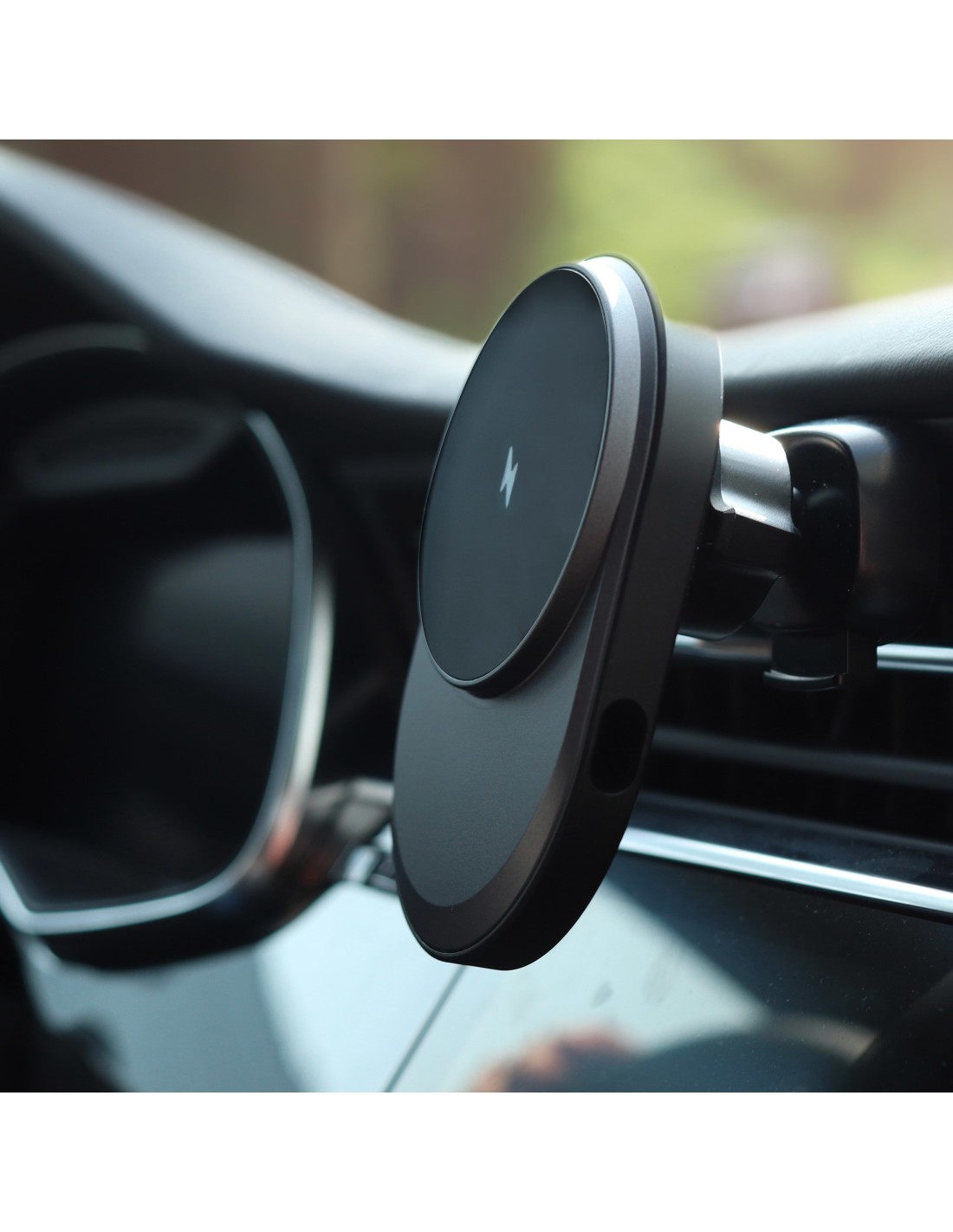 Mobiparts Magnetic Wireless Car Charger 15W Black V2