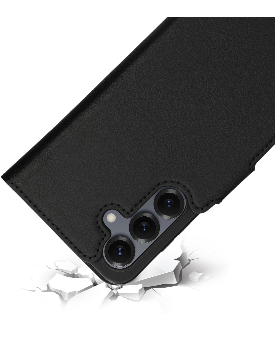Mobiparts Classic Wallet Case Samsung Galaxy S25 Black (MagSafe Compatible)