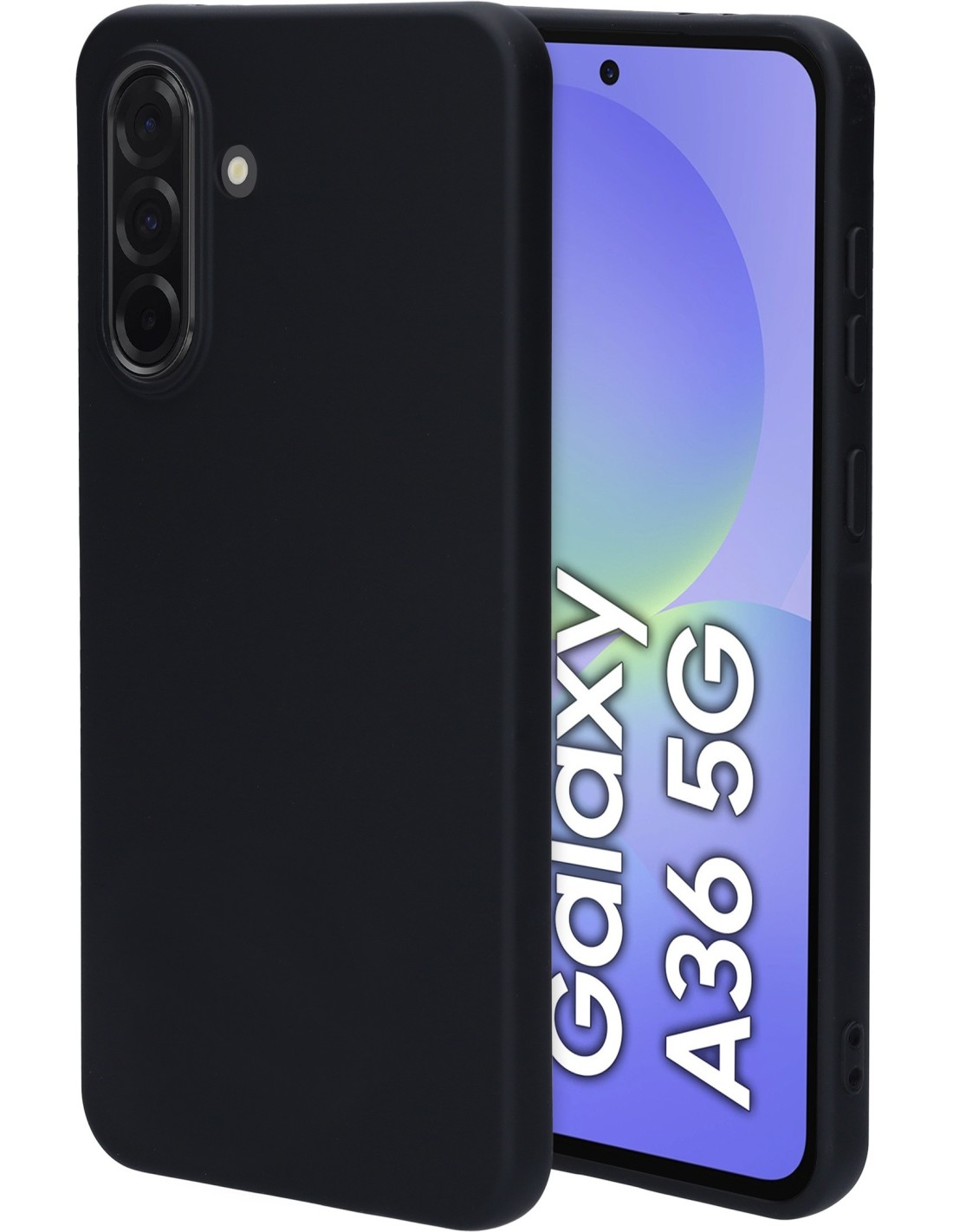 Mobiparts Silicone Cover Samsung Galaxy A36 Black