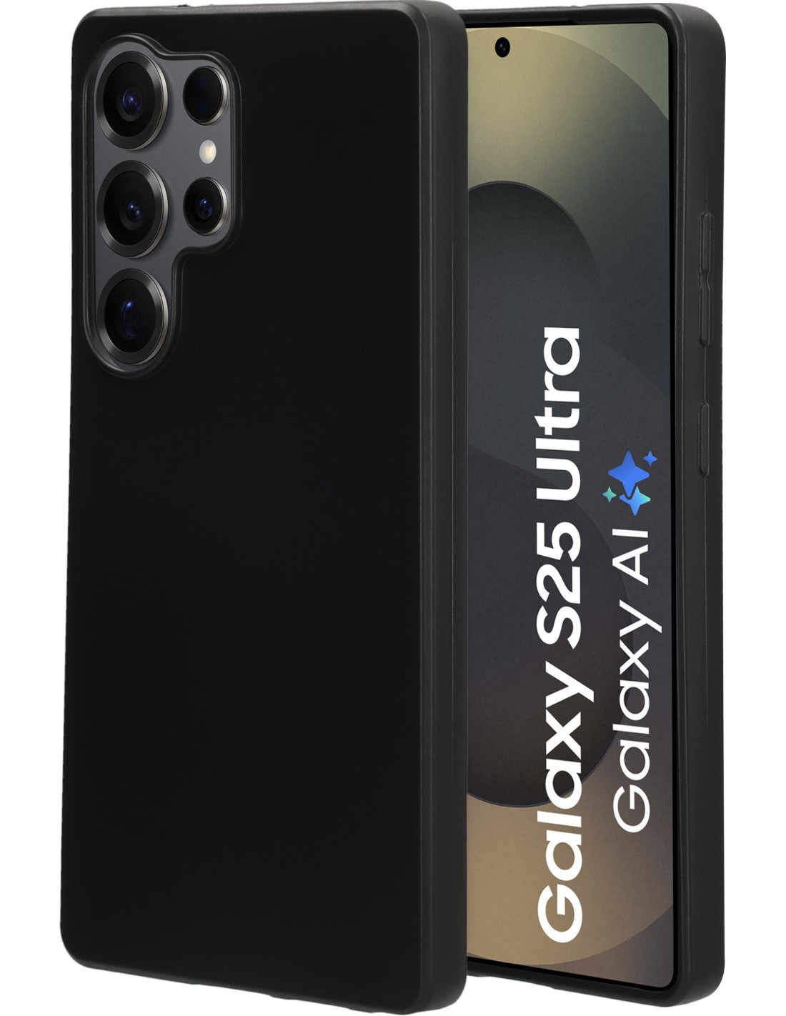 Mobiparts Classic TPU Case Samsung Galaxy S25 Ultra Matt Black
