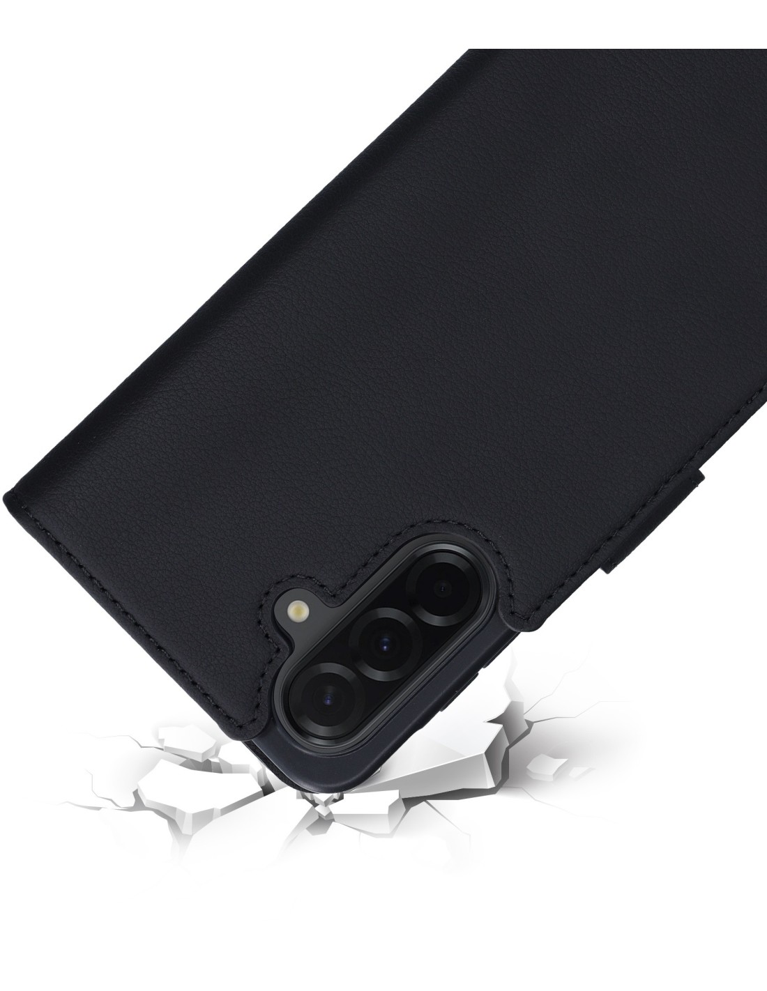 Mobiparts Leather Wallet Case Samsung Galaxy A36 Black