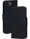 Mobiparts Leather Wallet Case Apple iPhone 16e Black (MagSafe Compatible)